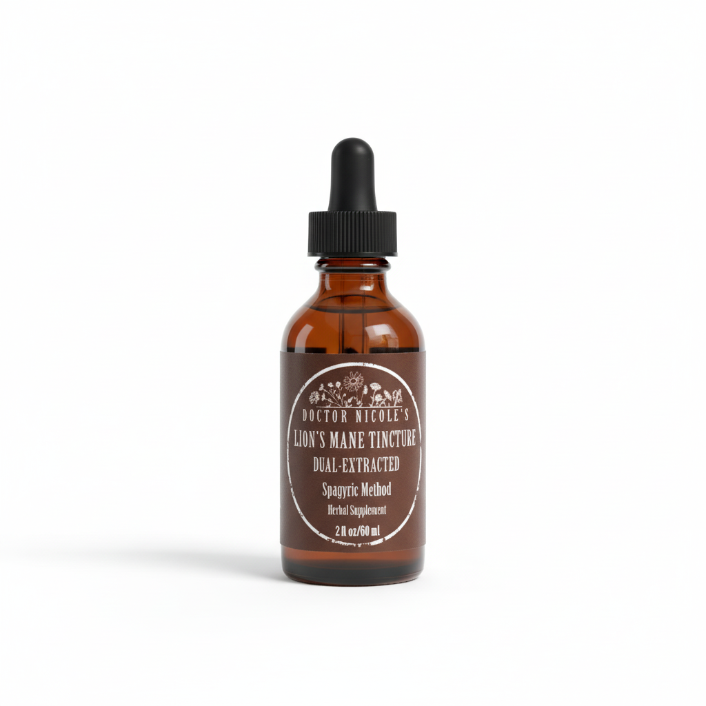 Dual-Extracted Lion’s Mane Mushroom Tincture