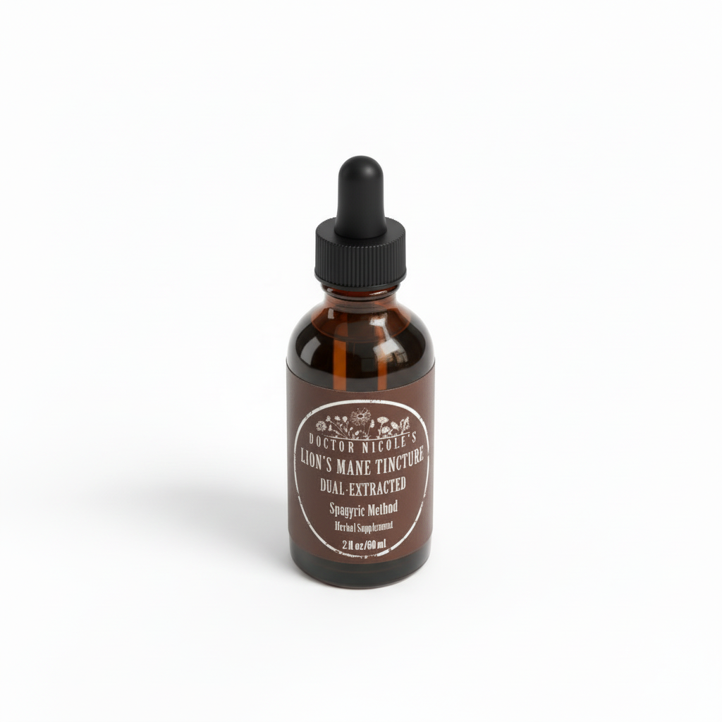 Dual-Extracted Lion’s Mane Mushroom Tincture