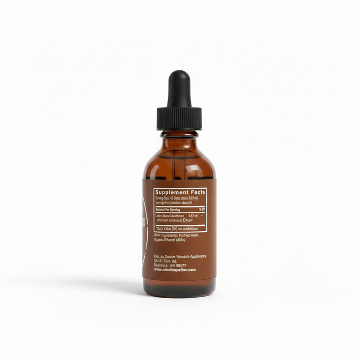 Dual-Extracted Lion’s Mane Mushroom Tincture