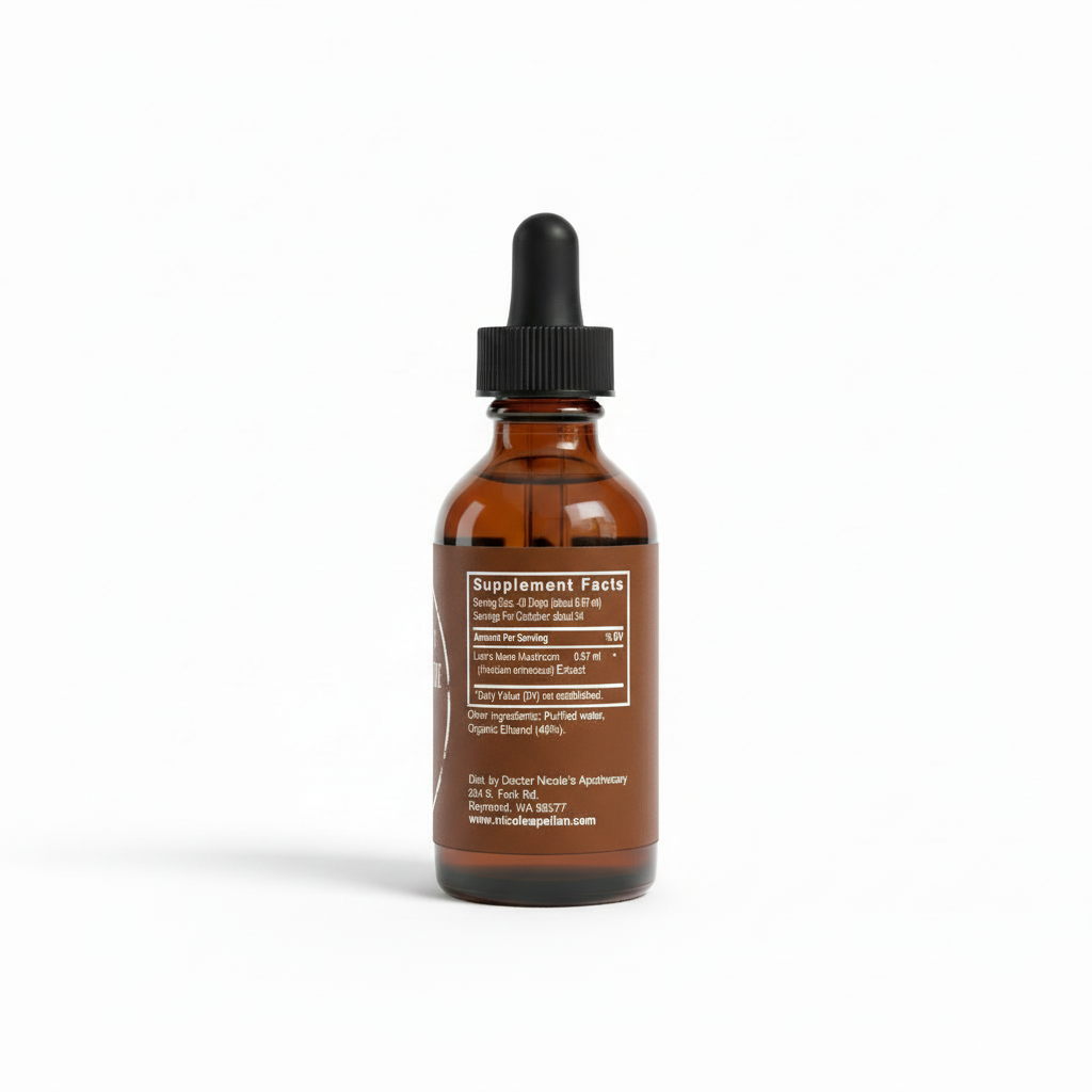 Dual-Extracted Lion's Mane Mushroom Tincture