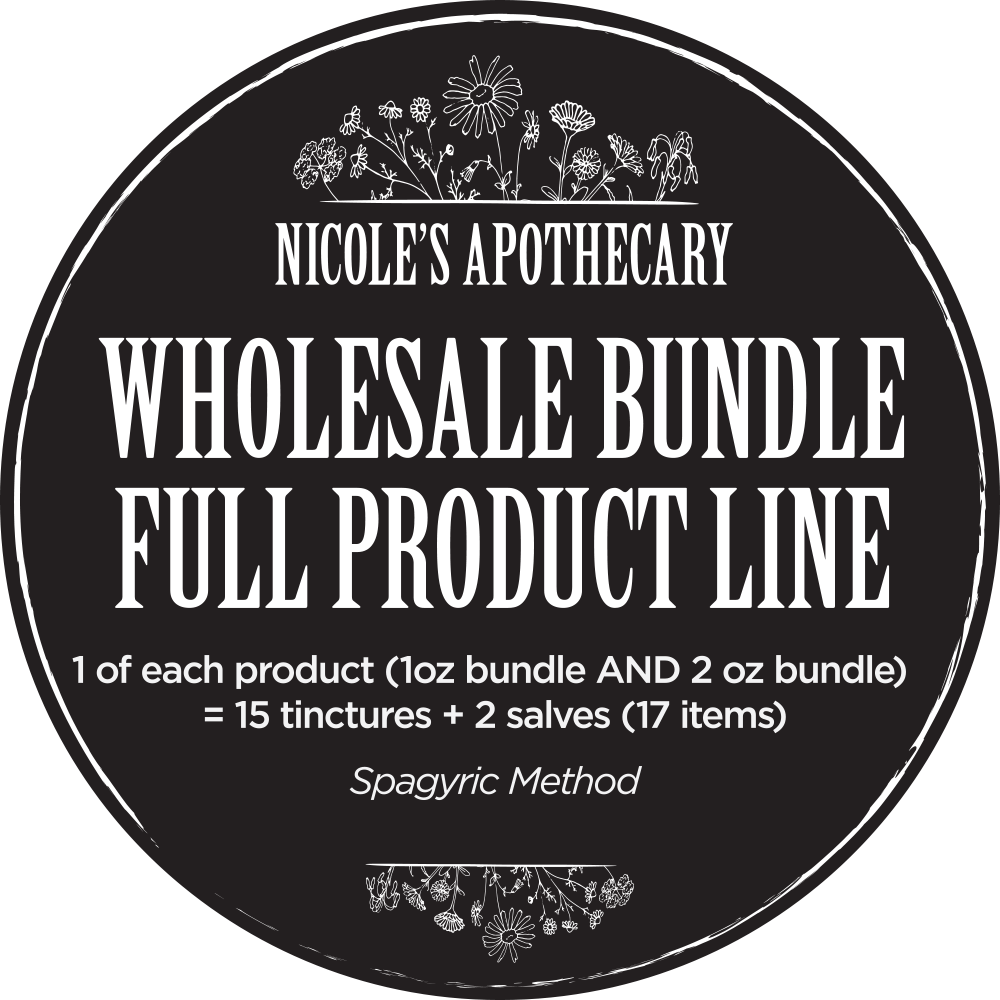 Nicole's Apothecary Whole Bundle Full Product Line label front